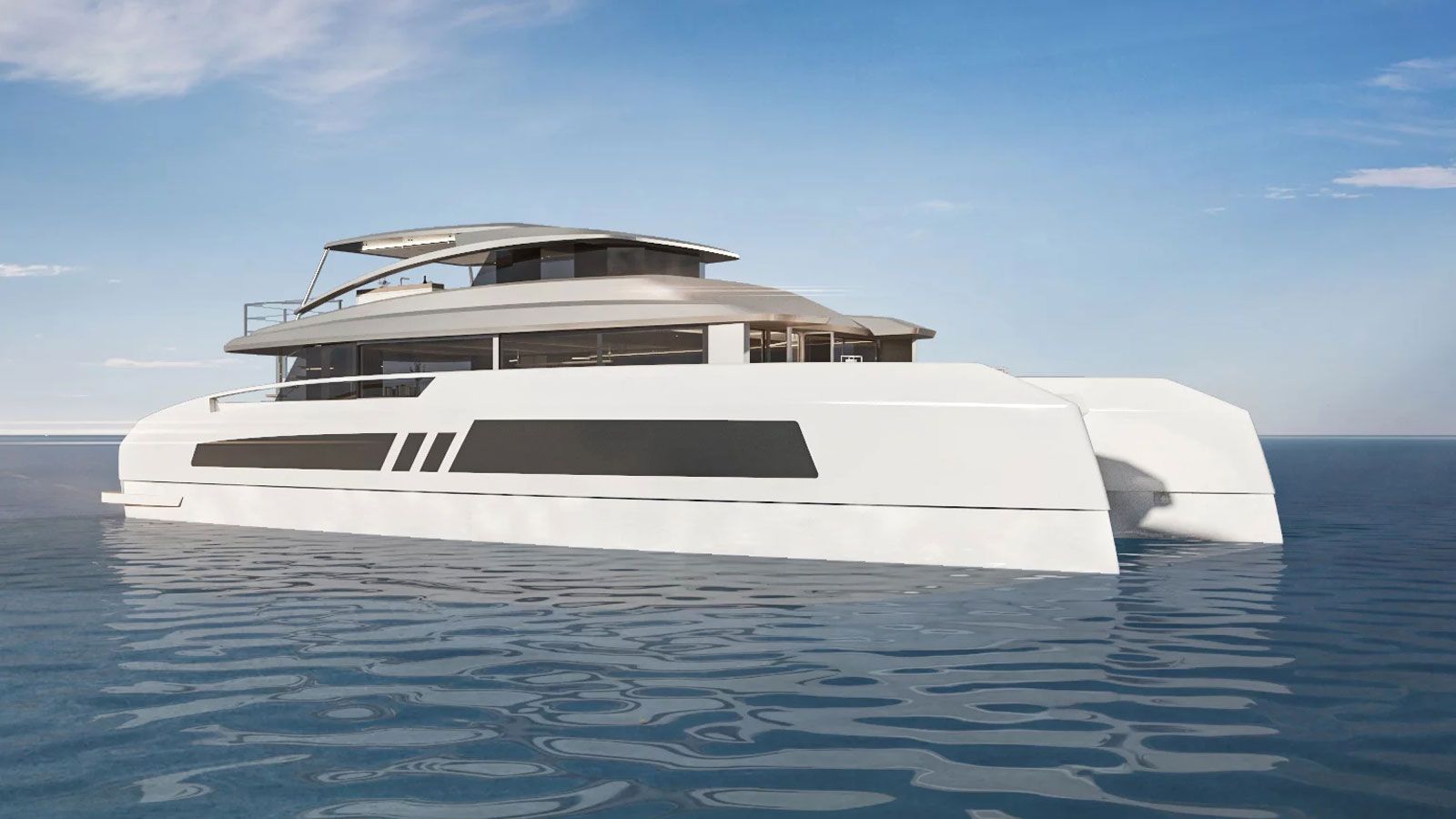 First 24m McConaghy MC82p catamaran underway